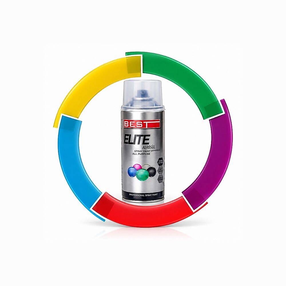 Best Elite Beyaz Sprey Boya 400 ml Dekoratif SNT14595 - 3