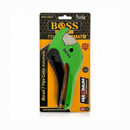 BOSS 42 mm PVC PPRC Plastik Boru Kesme Makası SNT18842