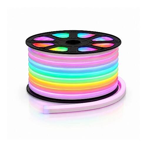 K2 220V RGB Neon Şerit 10W 300 lm 100 Metre KCL016 - 2