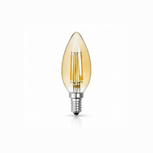 K2 4W E14 Flamanlı Buji Ampul 6500K 10'lu Paket KES601