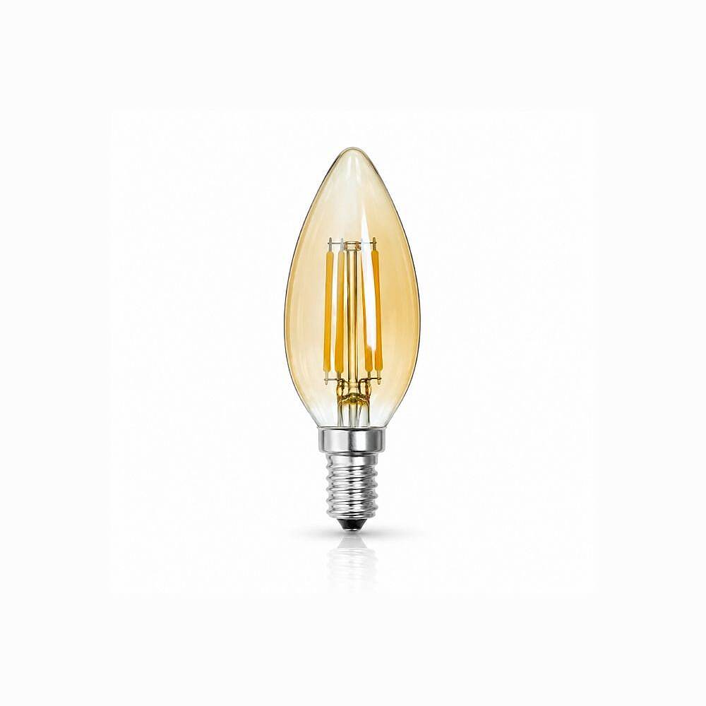 K2 4W E14 Flamanlı Buji Ampul 6500K 10'lu Paket KES601 - 1
