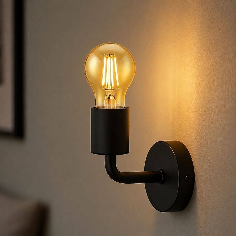 K2 E27 6W A60 Dimlenebilir Flamanlı Amber 5'li KES631 - 2