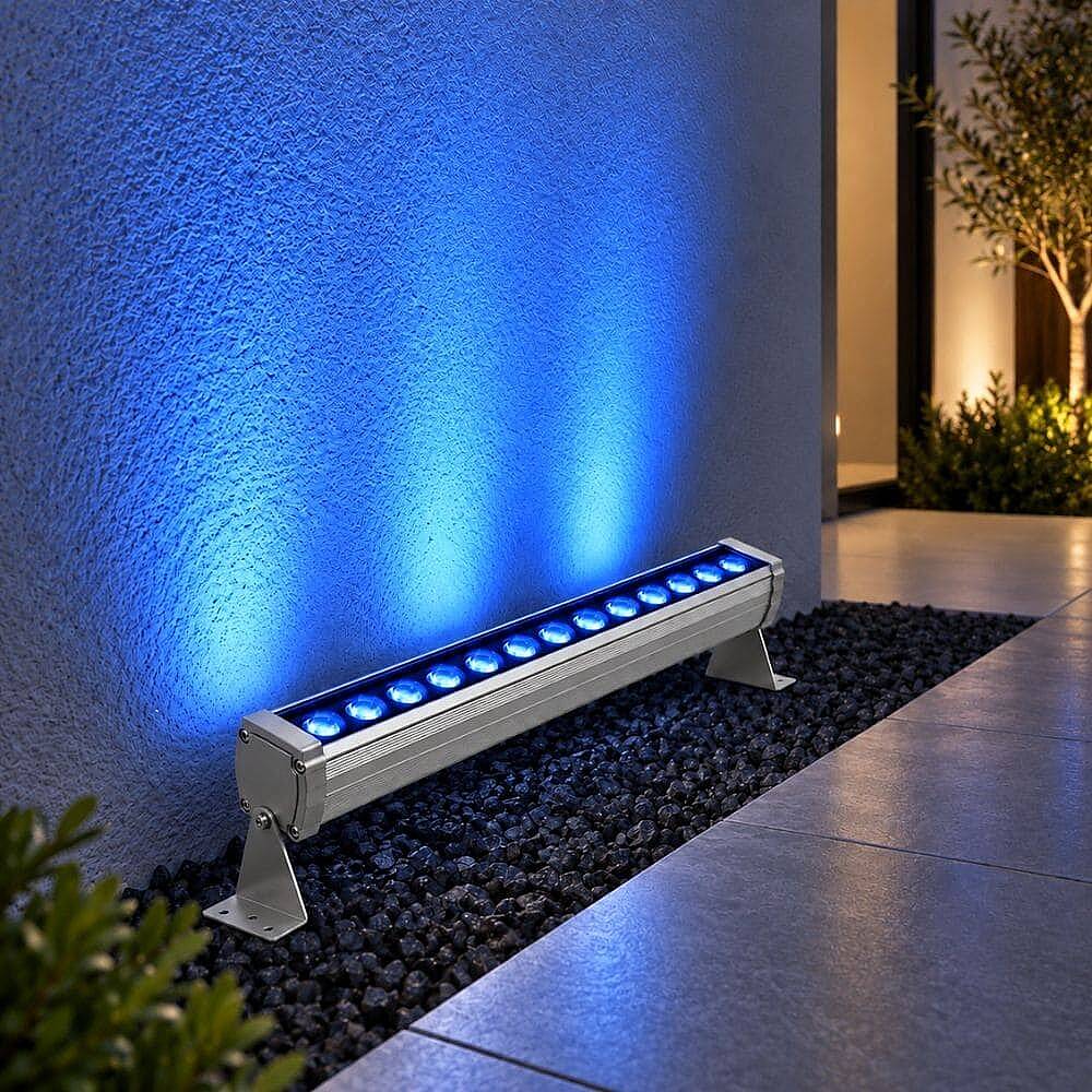 K2 Wallwasher 12W 1200 lm 35cm Mavi Dış Mekan KWL119 - 3