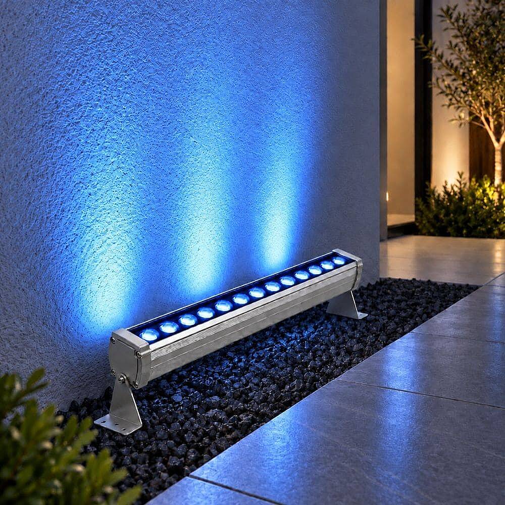 K2 Wallwasher 18W 1800 lm 45cm Mavi Dış Mekan KWL120 - 3