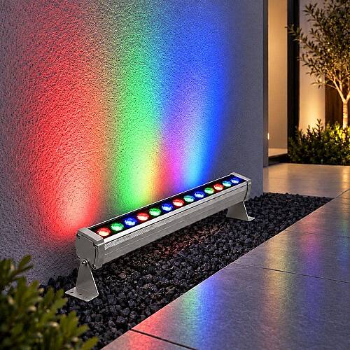 K2 Wallwasher 18W 1800 lm 45cm RGB Dış Mekan KWL120 - 3
