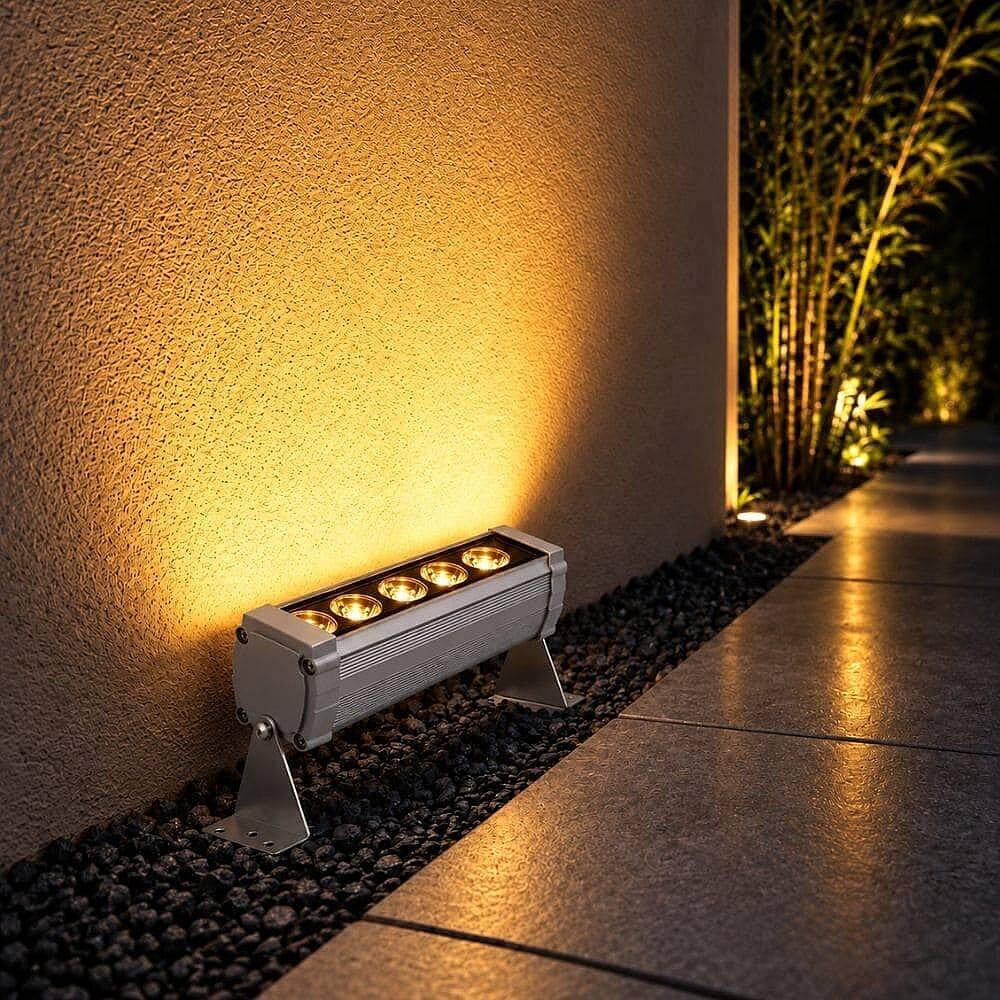 K2 Wallwasher 6W 600 lm 17cm Amber Dış Mekan KWL117 - 3