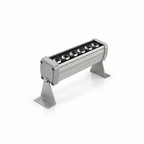 K2 Wallwasher 6W 600 lm 17cm Yeşil Dış Mekan KWL117