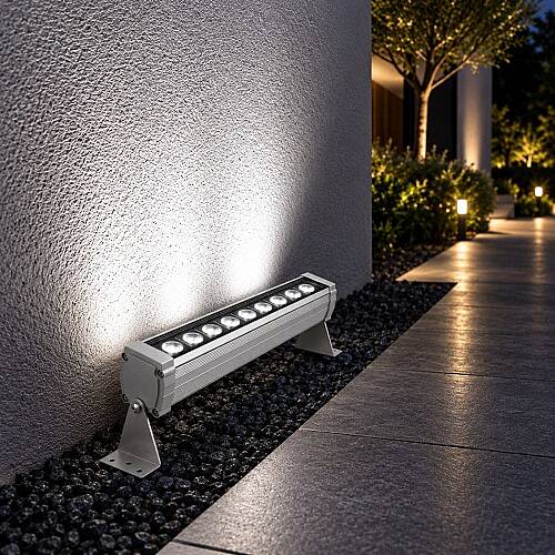 K2 Wallwasher 9W 900 lm 25cm Beyaz Dış Mekan KWL118 - 3
