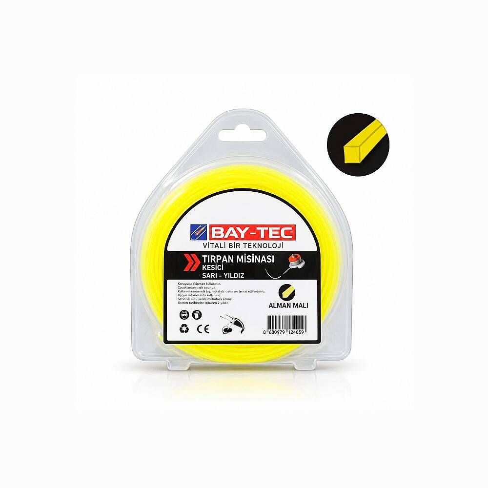 Kare Kesitli Tırpan Misinası 3.0 mm 50 Metre LMK4730 - 1