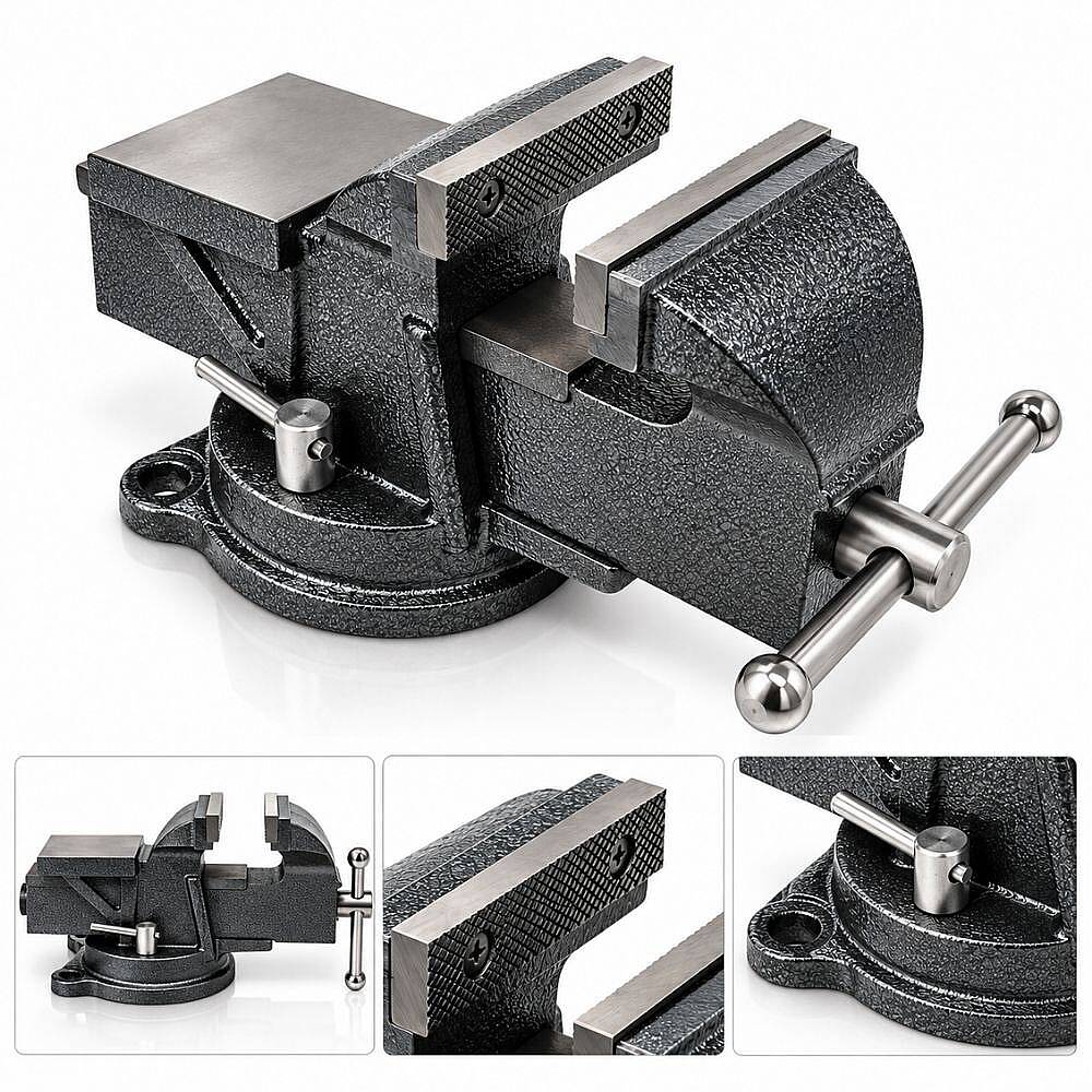 Sabit Tezgah Mengenesi 150 mm Çelik Döküm Ağır Tip LMK4194 - 2