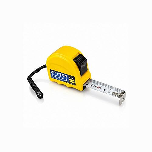 Sarı Renkli Profesyonel Şerit Metre 5 m x 25 mm LTYS9015