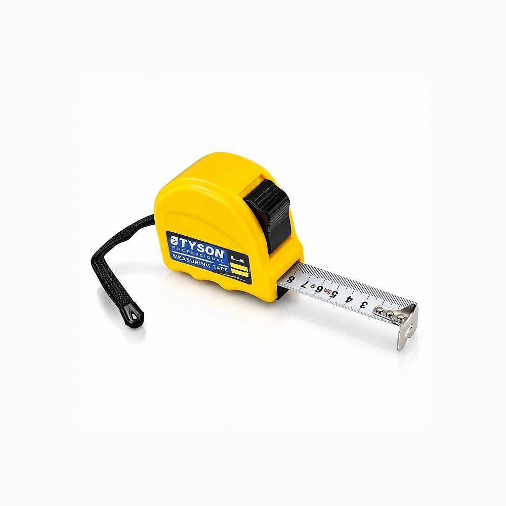 Sarı Profesyonel Şerit Metre 8 m x 25 mm Çelik LTYS9028 - 1