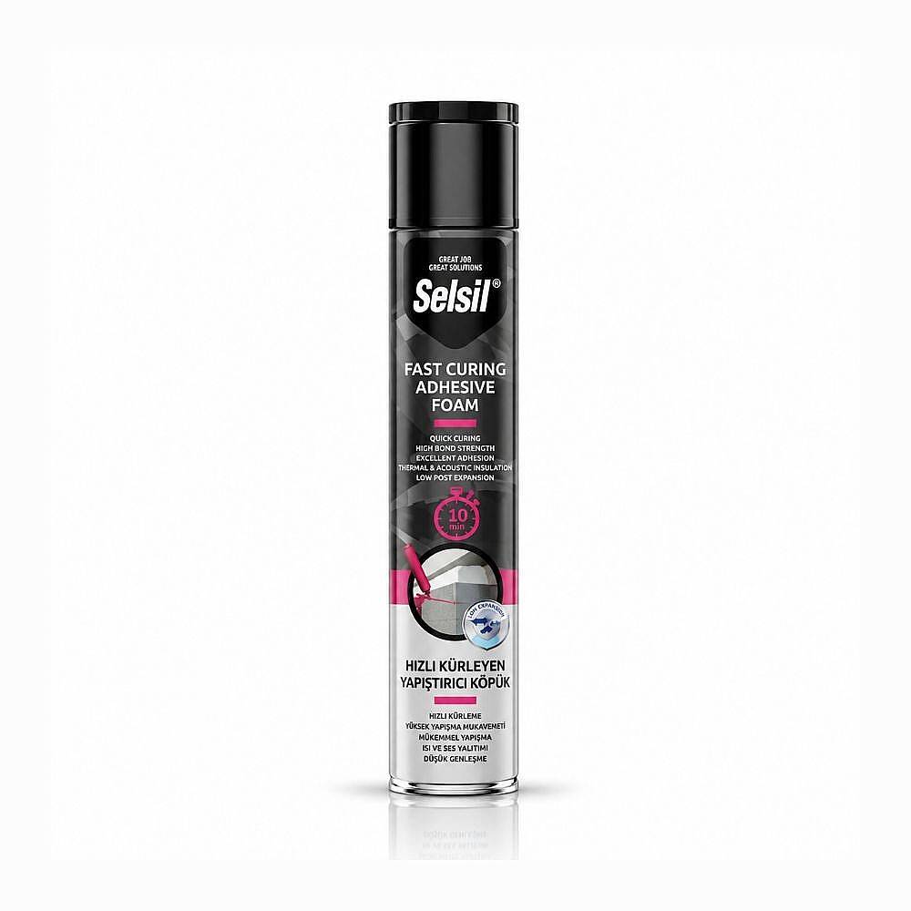 Selsil Hızlı Kürleşen Yapıştırıcı Köpük 750 ml SNT18679 - 1