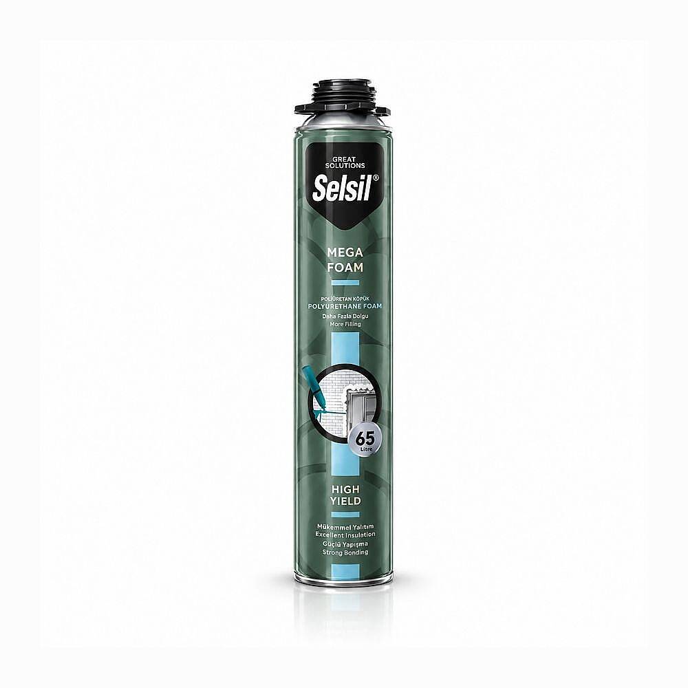 Selsil Mega Poliüretan Montaj Köpüğü 1000 Gr SNT18861 - 1