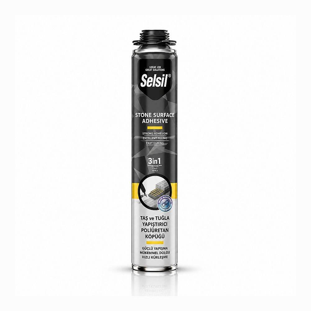 Selsil Taş ve Tuğla Yapıştırıcı Jel Köpük 750 ml SNT18675 - 1