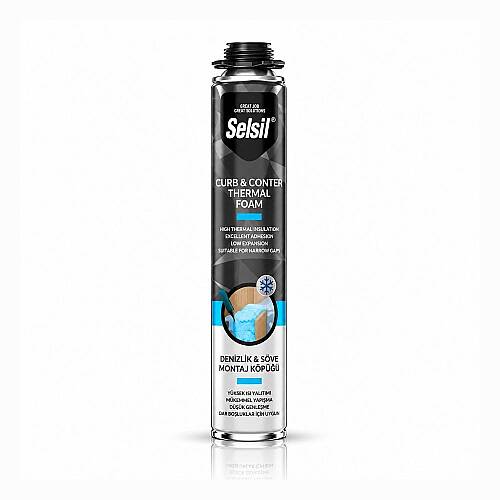 Selsil Tek Bileşenli Sprey Köpük Mavi 850 ml SNT18676